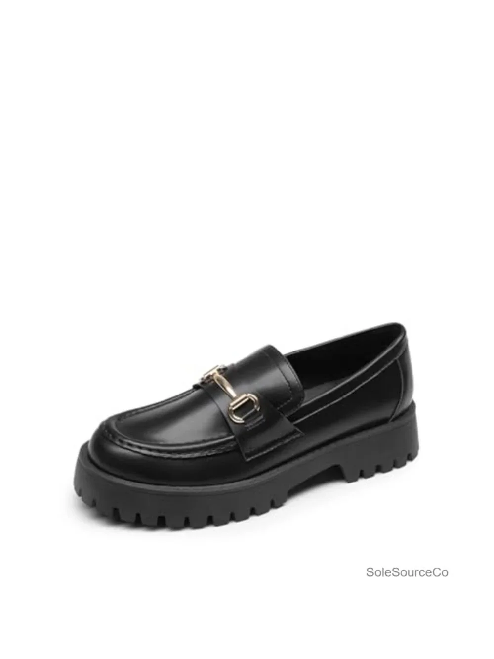 Platform Chunky Loafers for Women Slip On Dressy Business Shoes Arch Support